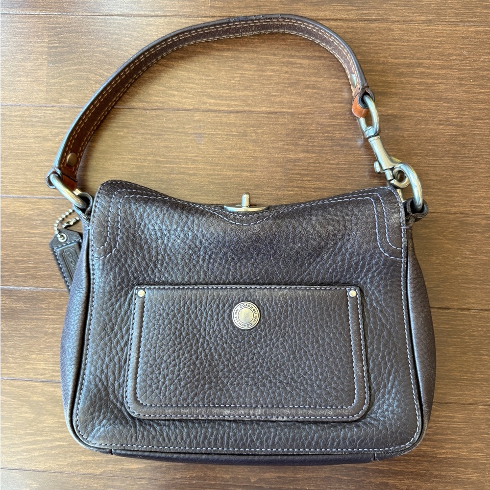 Coach Leather Shoulder Bag